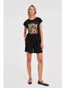 Moodo Damen-T-Shirt Moodo – schwarz