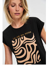 Moodo Damen-T-Shirt Moodo – schwarz