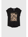 Moodo Damen-T-Shirt Moodo – schwarz