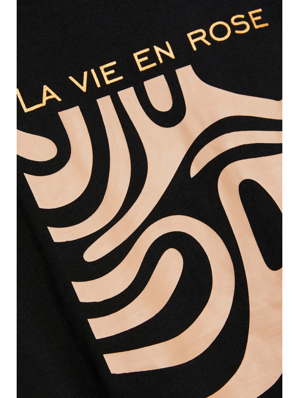 Moodo Damen-T-Shirt Moodo – schwarz