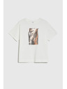 Moodo Damen T-Shirt mit Druck Moodo – weiß