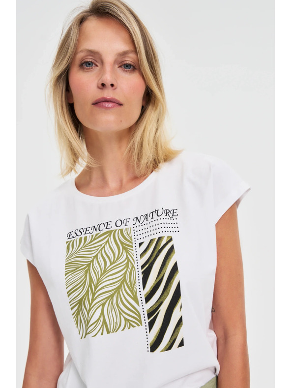 Moodo Damen-T-Shirt Moodo – weiß