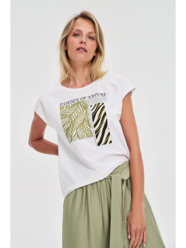 Moodo Damen-T-Shirt Moodo – weiß