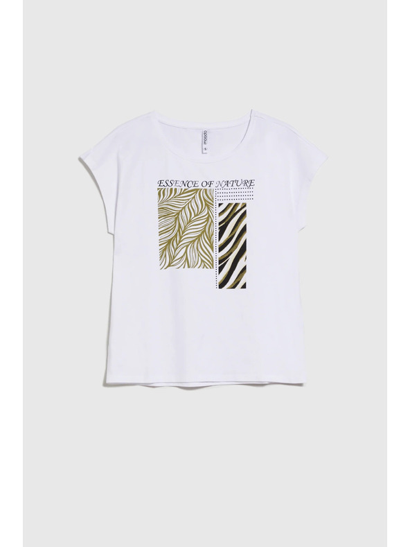 Moodo Damen-T-Shirt Moodo – weiß