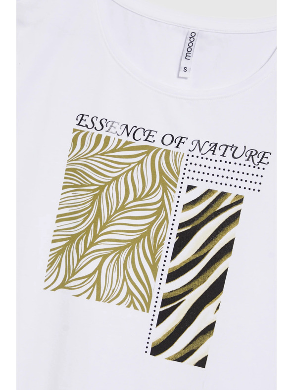 Moodo Damen-T-Shirt Moodo – weiß