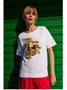 Moodo Damen-T-Shirt Moodo – weiß
