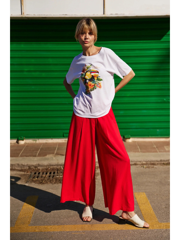 Moodo Damen-T-Shirt Moodo – weiß