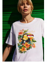 Moodo Damen-T-Shirt Moodo – weiß