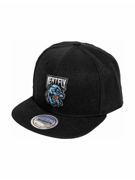 Meatfly Meatfly Snapback-Kappe Alfy Black Panther | Schwarz | Größe