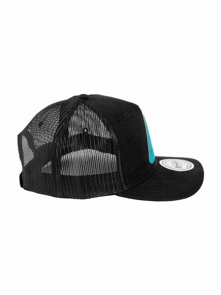 Meatfly Meatfly Trucker-Kappe Hawkye Black Peak | Schwarz |