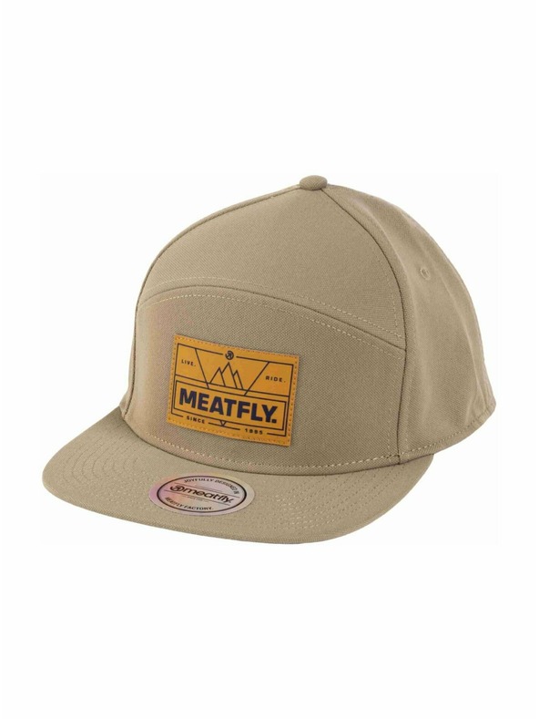 Meatfly Meatfly 6-Panel Snapback-Kappe Yuto Olive Live | Grün |