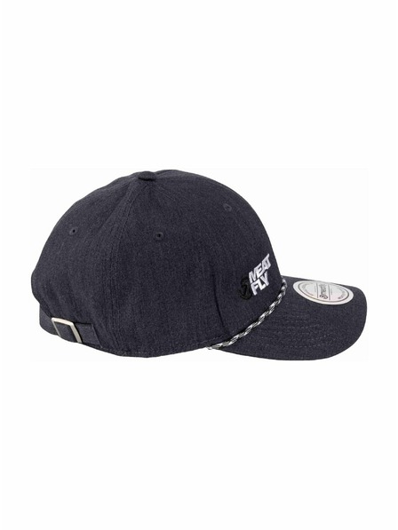Meatfly Meatfly Flexfit-Kappe Dustin Recycled Anthracite / White Decent Revital | Grau | Größe