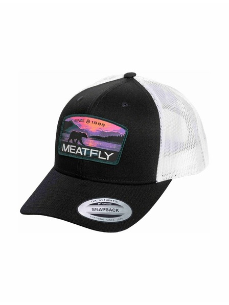 Meatfly Meatfly Trucker-Kappe MF View Purple Alaska / Black / White | Schwarz