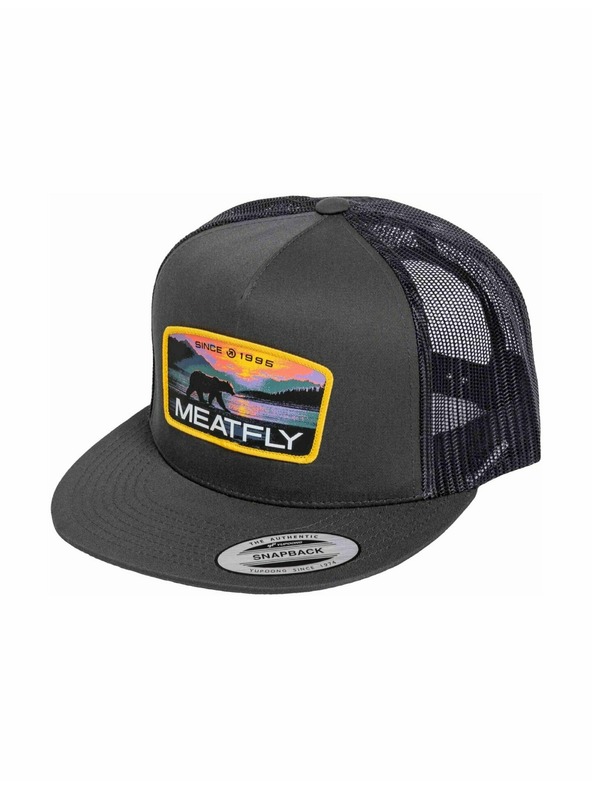 Meatfly Meatfly Trucker-Kappe Thunderbolt Yellow Alaska / Charcoal | Grau |