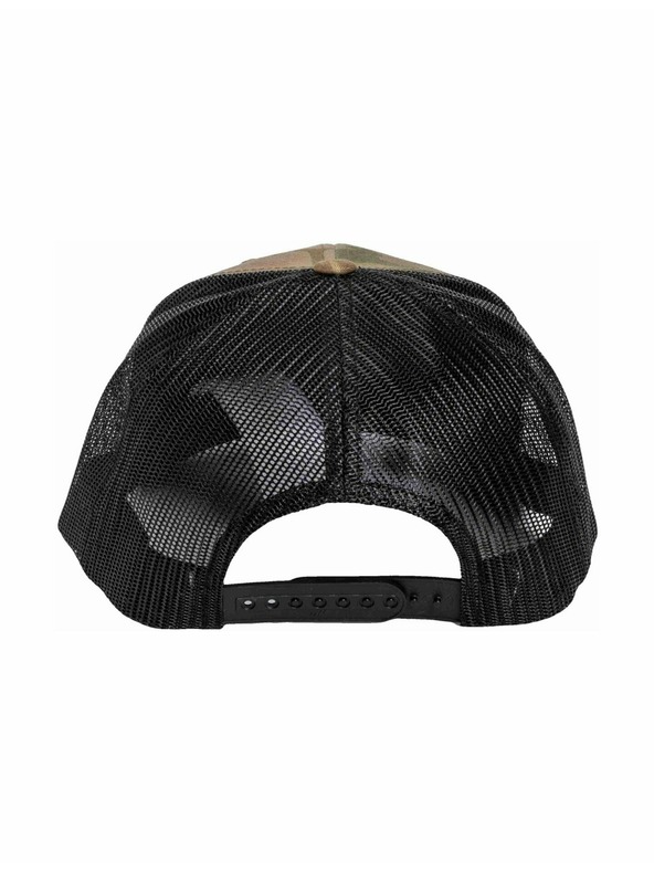 Meatfly Meatfly Trucker-Kappe MF Logo Black / Multicam | Schwarz