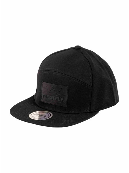 Meatfly Meatfly 6-Panel Snapback-Kappe Yuto Black Live | Schwarz |