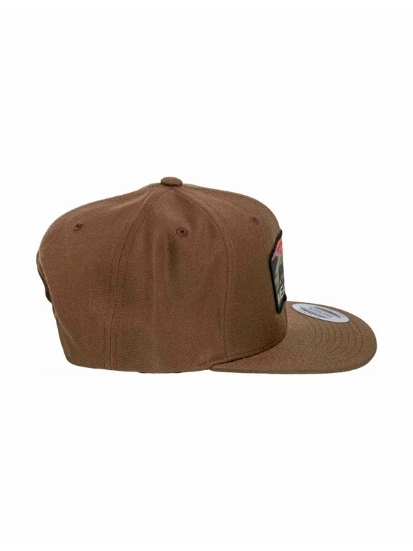 Meatfly Meatfly Snapback-Kappe Hornet Red Alaska / Tan | Braun