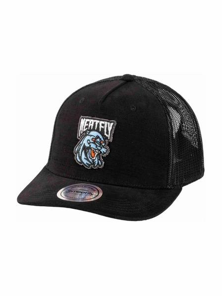 Meatfly Meatfly Trucker-Kappe Hawkye Black Panther | Schwarz |