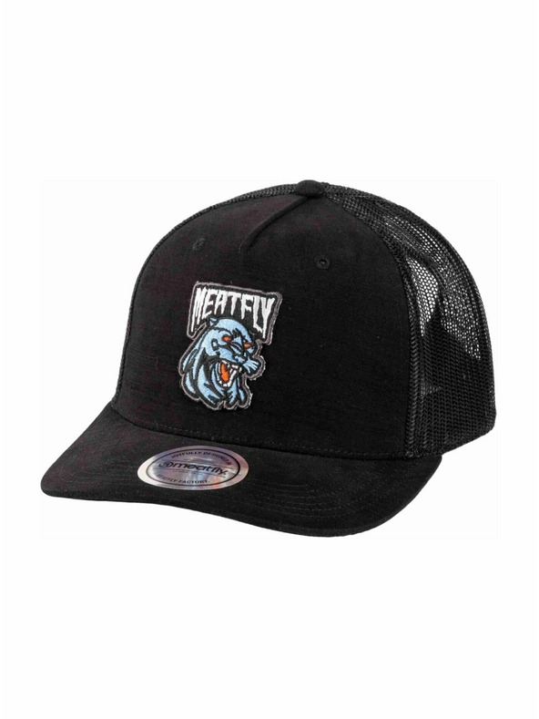 Meatfly Meatfly Trucker-Kappe Hawkye Black Panther | Schwarz |