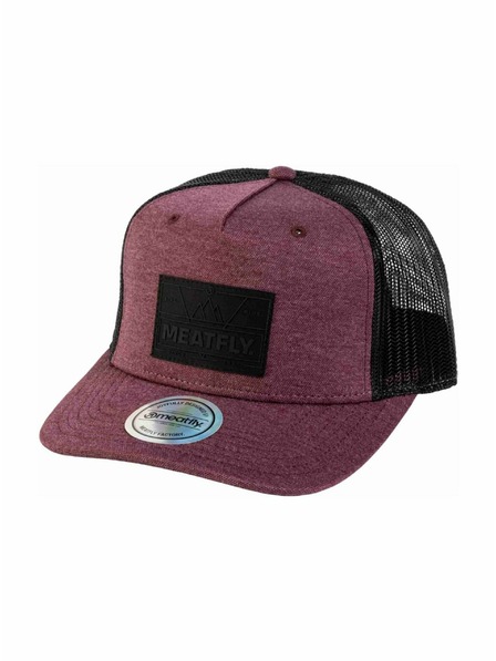 Meatfly Meatfly Trucker-Kappe Corey Wine Red Live | Schwarz |