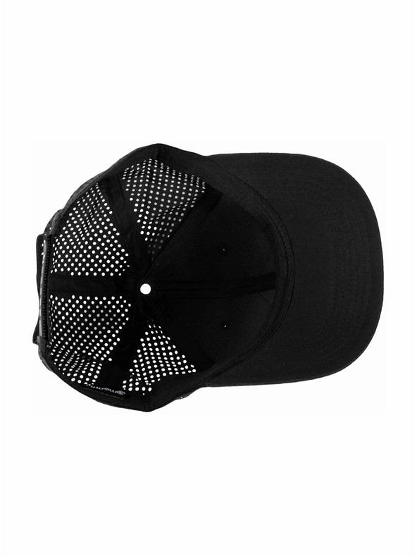 Meatfly Meatfly Snapback-Kappe Ollie Perfor Cap Black Peak | Schwarz |