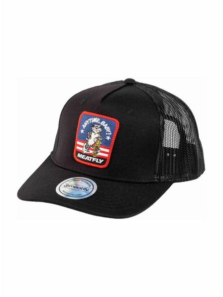 Meatfly Meatfly Trucker Cap Corey Schwarz Tomcat | Schwarz |