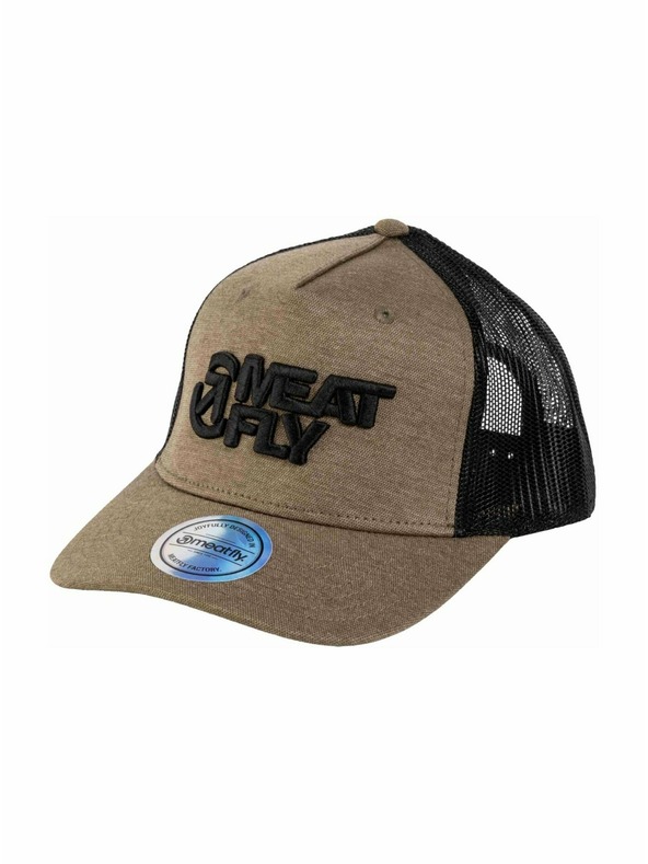 Meatfly Meatfly Trucker Cap Horton Army / Schwarz Revital
