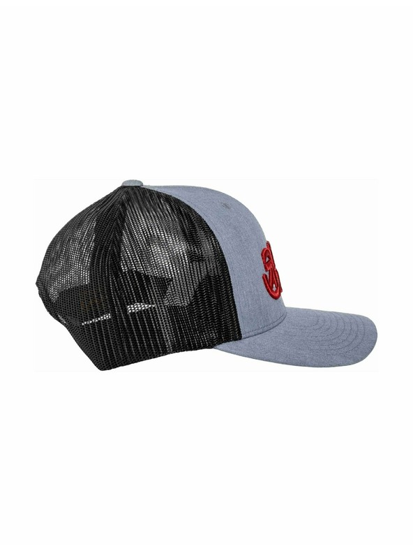 Meatfly Meatfly Trucker Cap Setty Wein / Meliert | Grau