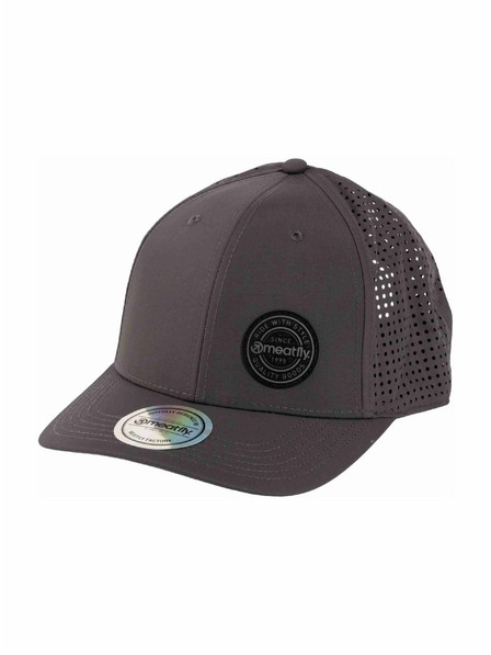 Meatfly Meatfly Trucker Cap Ollie Perfor Grau Dunkel Leder | Grau |