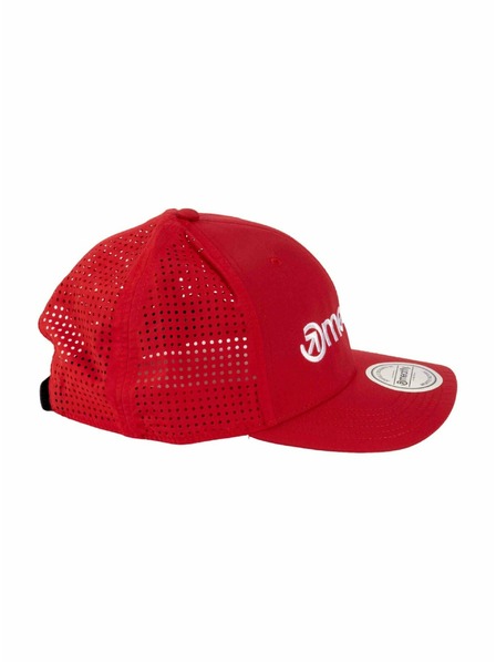 Meatfly Meatfly Trucker Cap Nollie Perfor Rot / Weißes Logo | Weiß | Größe