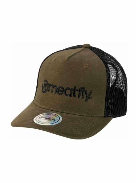 Meatfly Meatfly Trucker Cap Shaun Army / Camo Logo | Schwarz | Größe