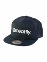 Meatfly Meatfly Trucker Cap Keery Perfor Snapback Petrol / Weißes Logo