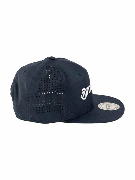 Meatfly Meatfly Trucker Cap Keery Perfor Snapback Petrol / Weißes Logo