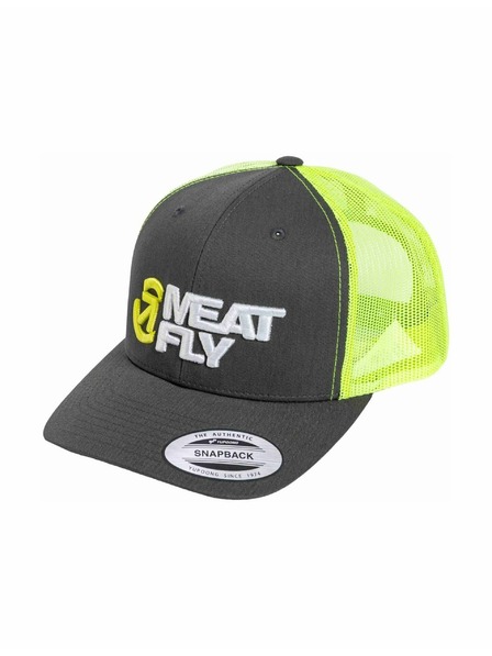 Meatfly Meatfly Trucker Cap Setty Neon Green / White / Charcoal | Grau | Größe