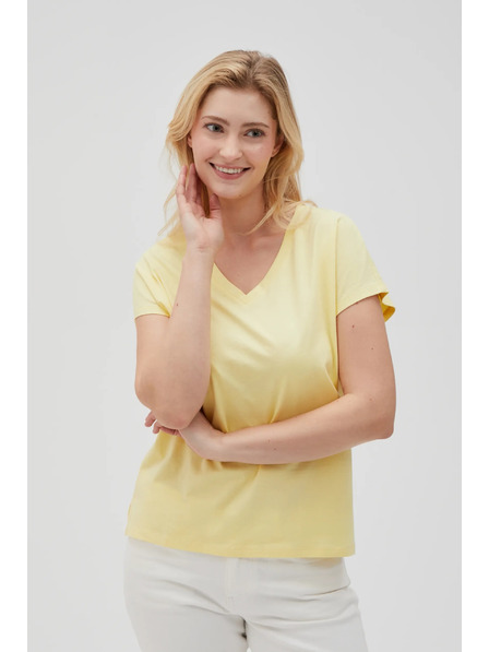 Moodo Damen T-Shirt Moodo – hellgelb