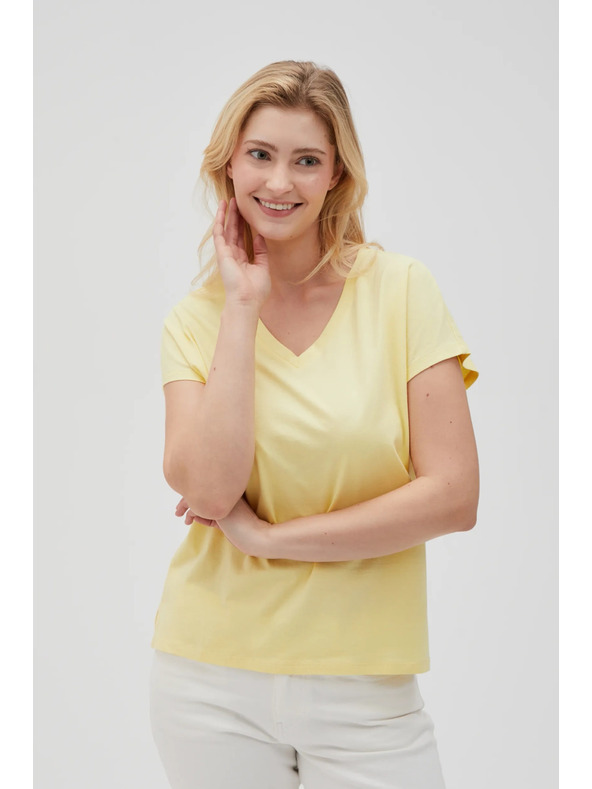 Moodo Damen T-Shirt Moodo – hellgelb