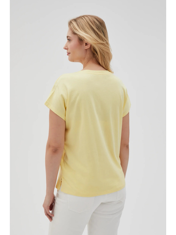 Moodo Damen T-Shirt Moodo – hellgelb