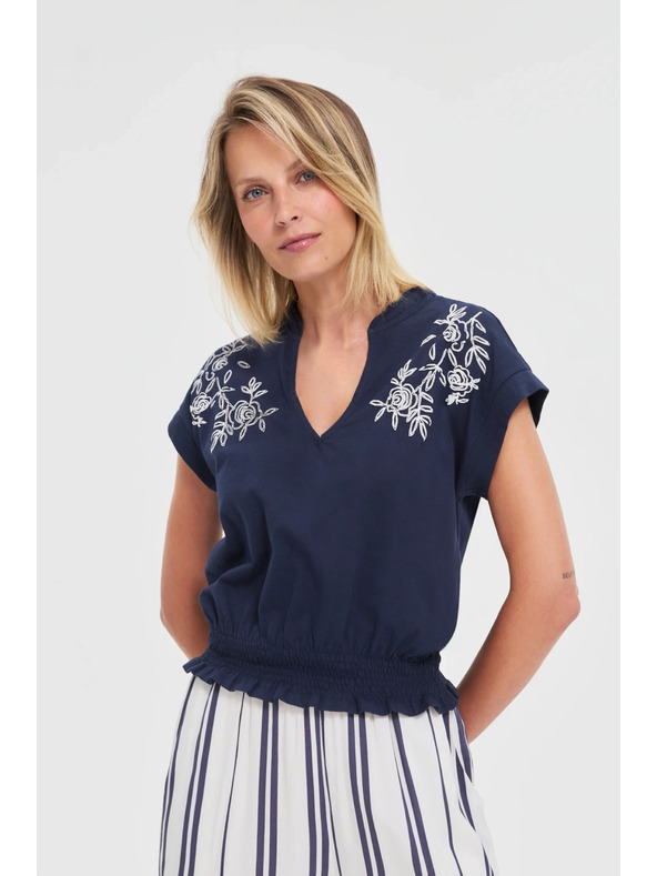 Moodo Damen Top Moodo – Marineblau