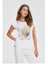 Moodo Damen-T-Shirt Moodo – weiß