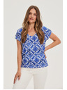 Moodo Damen-T-Shirt Moodo – blau
