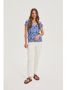Moodo Damen-T-Shirt Moodo – blau