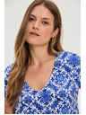 Moodo Damen-T-Shirt Moodo – blau
