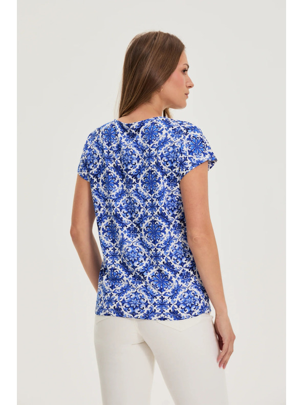 Moodo Damen-T-Shirt Moodo – blau
