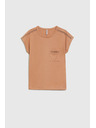 Moodo Damen-T-Shirt mit Tasche Moodo – dunkelbraun
