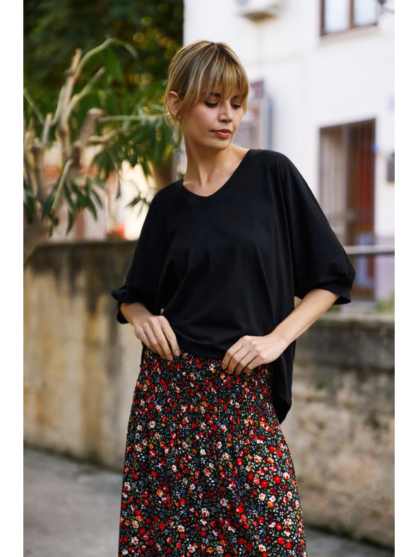 Moodo Damen-T-Shirt Moodo – schwarz