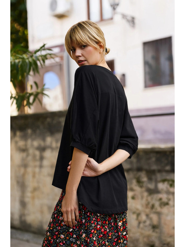 Moodo Damen-T-Shirt Moodo – schwarz