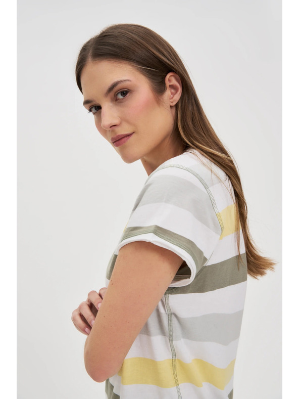 Moodo Damen gestreiftes Shirt Moodo