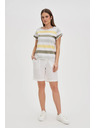 Moodo Damen gestreiftes Shirt Moodo