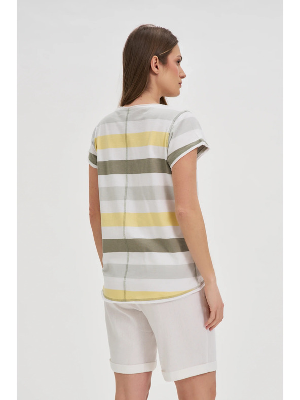 Moodo Damen gestreiftes Shirt Moodo