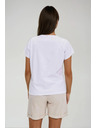 Moodo Damen-Baumwoll-T-Shirt Moodo – weiß